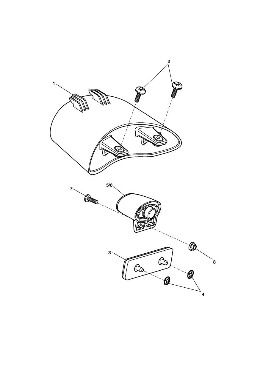 Rear Light exploded diagram