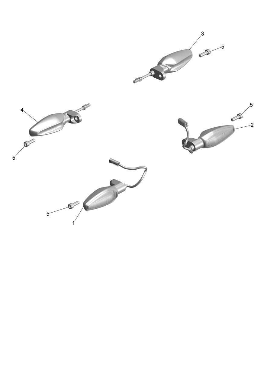 Indicators exploded diagram
