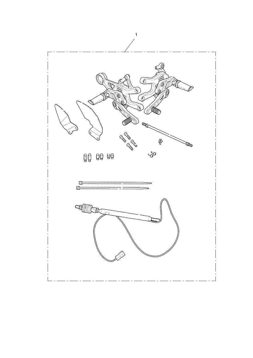 Promotion, Performance Pack B exploded diagram