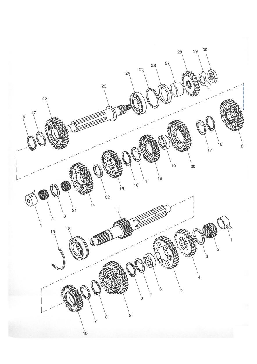 Transmission exploded diagram