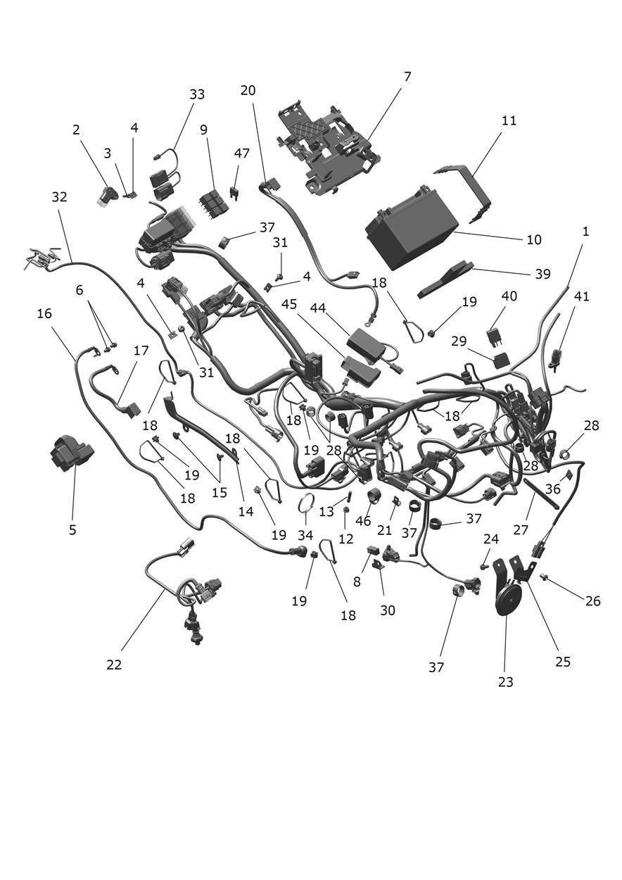 Electrical System exploded diagram