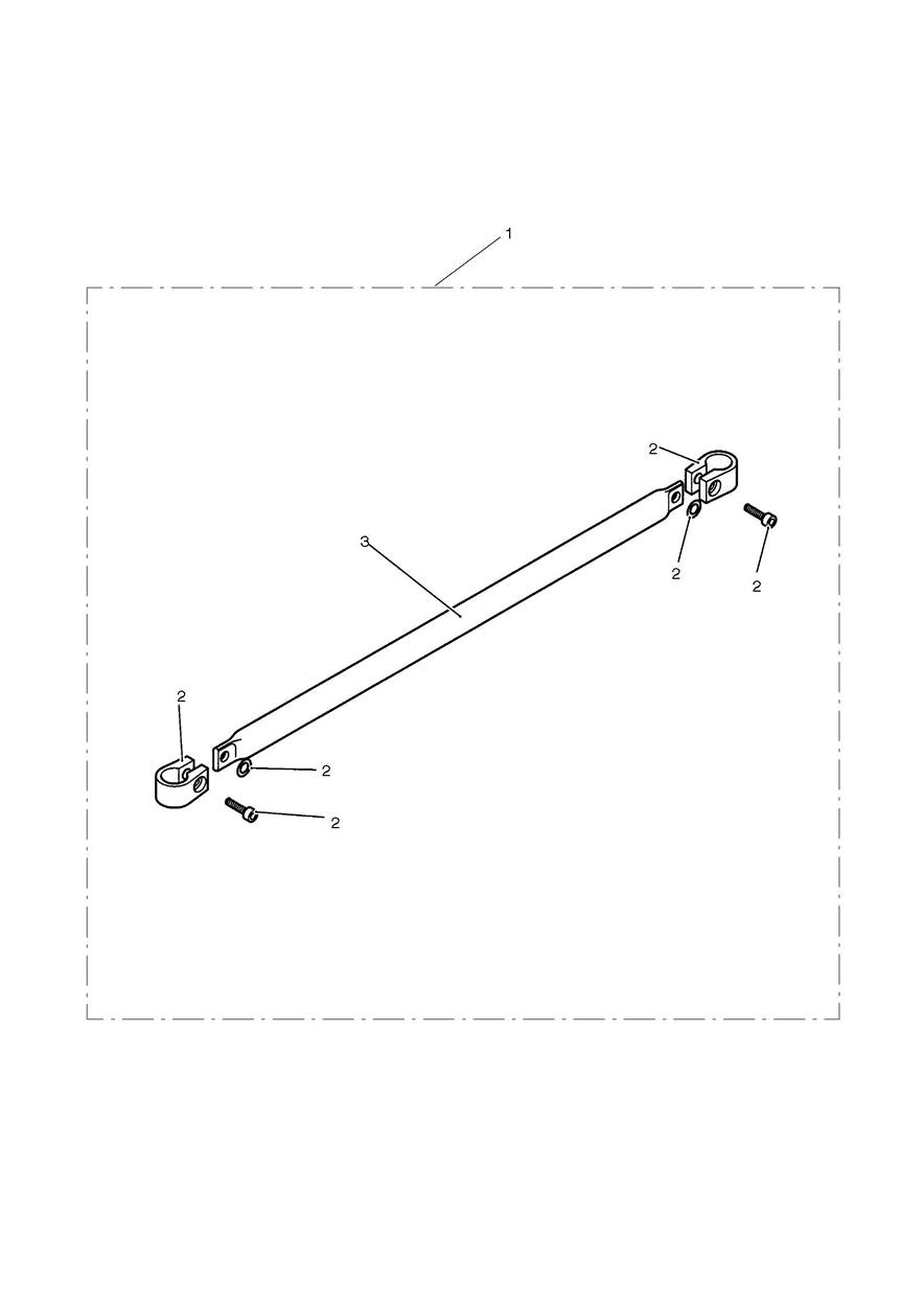 Handlebar Brace Kit exploded diagram