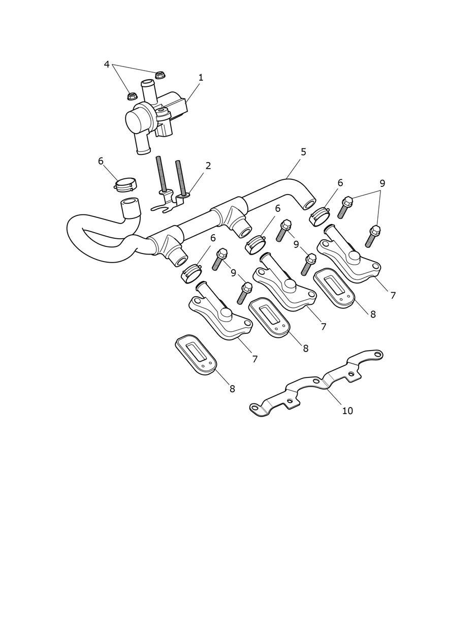Emissions Control exploded diagram