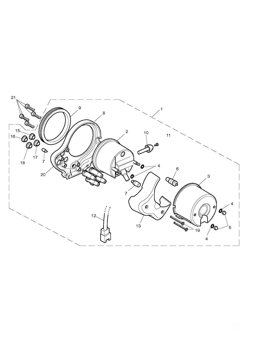Instruments exploded diagram