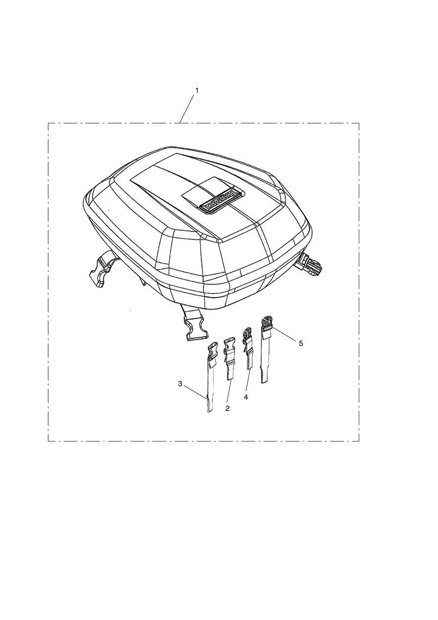 Tail Pack, 10L exploded diagram