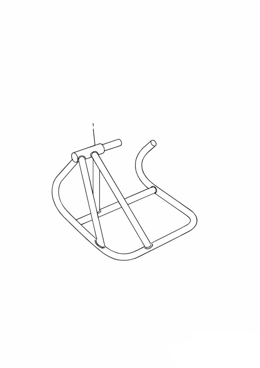 Paddock Stand exploded diagram