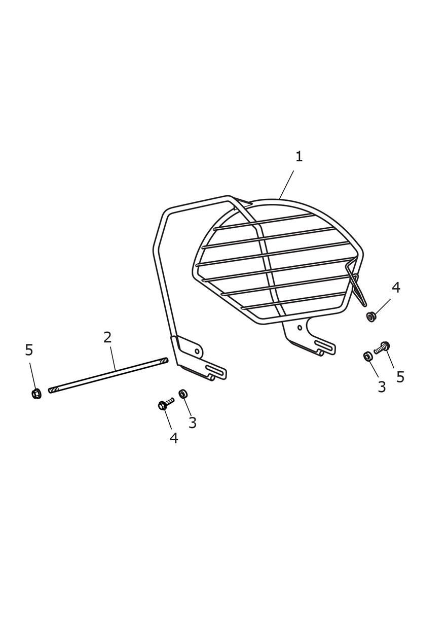Saree Guard, IN Only exploded diagram