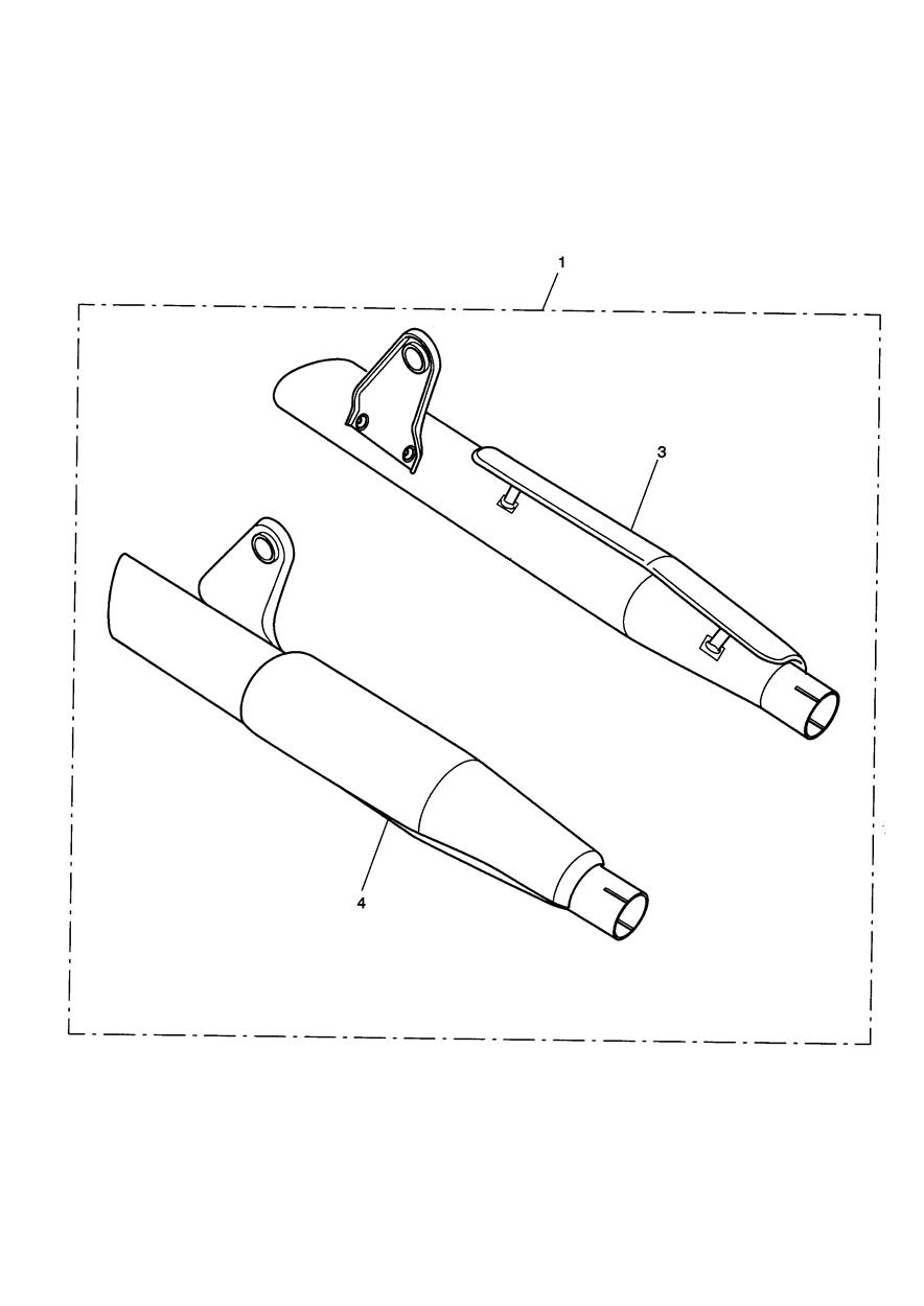 Silencer Kit, Short exploded diagram