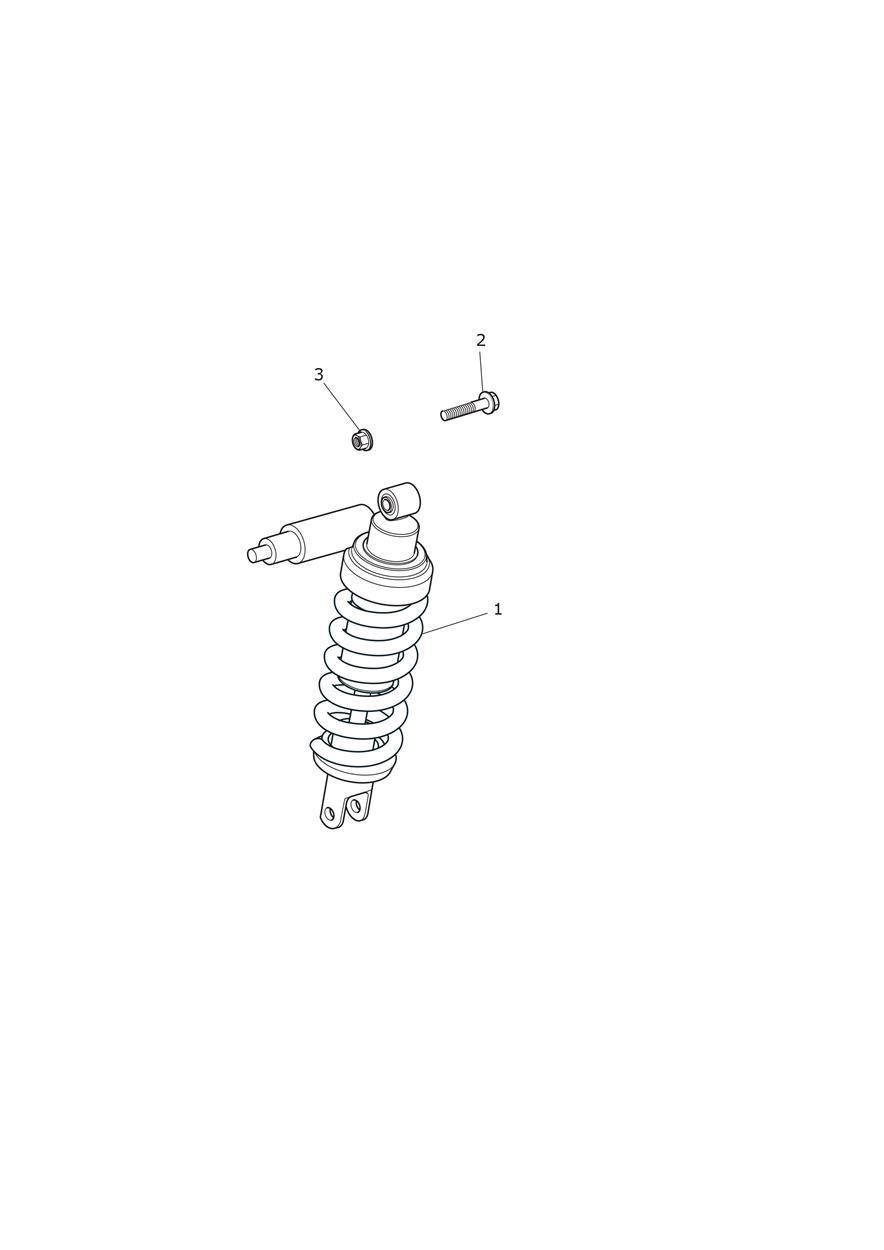 Rear Suspension Unit exploded diagram
