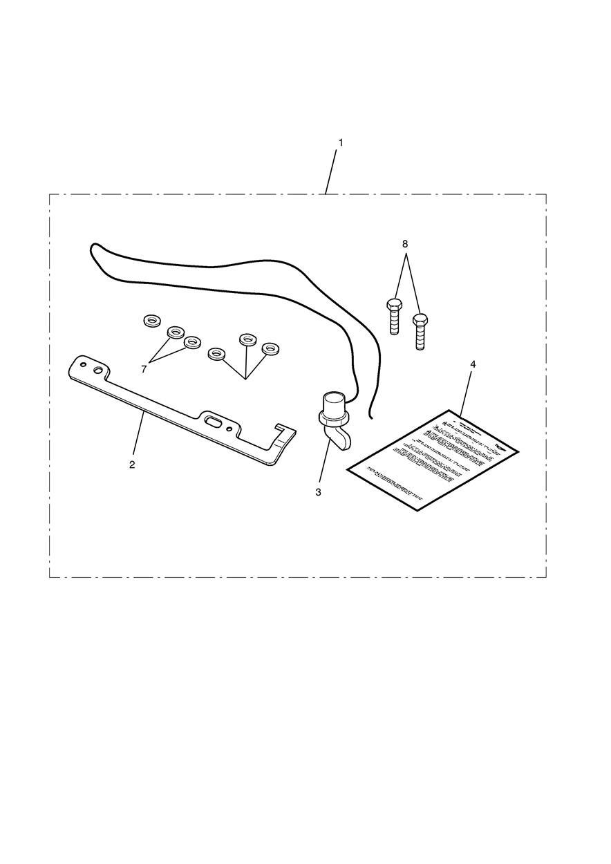 Restrictor Kit, 35kW, 270, Anti-Tamper exploded diagram