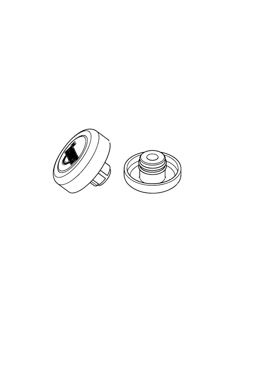 Axle Nut Cover Kit, Black - Sprint ST from VIN 208167 exploded diagram