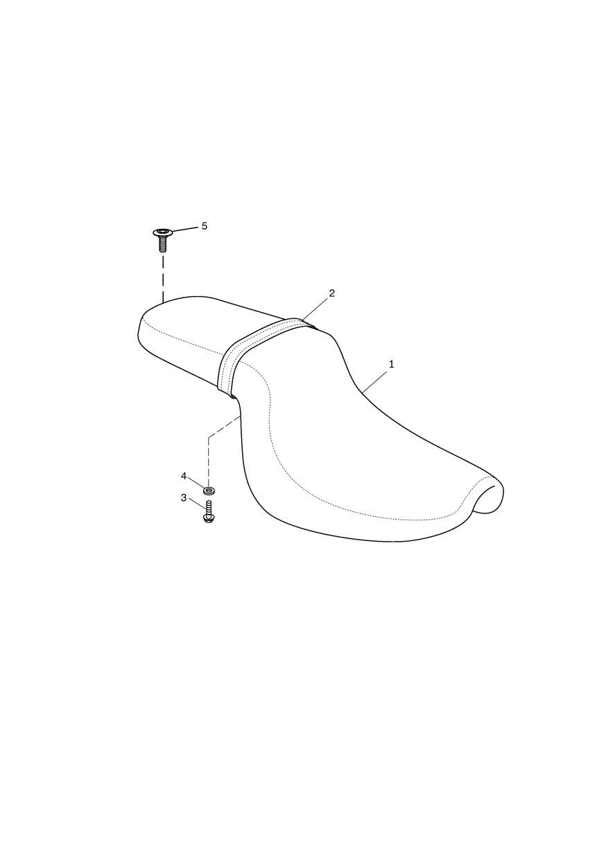 Seat exploded diagram