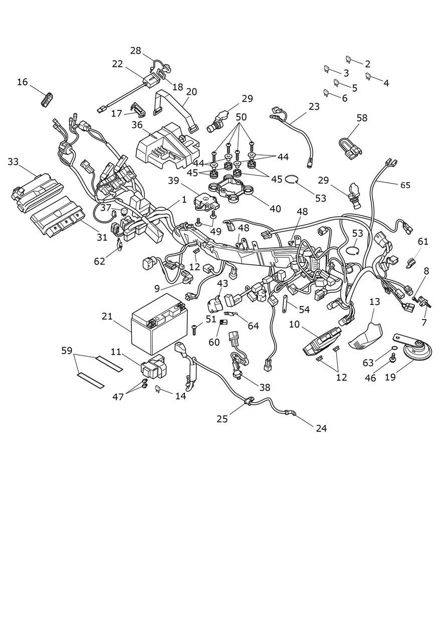Electrical System exploded diagram