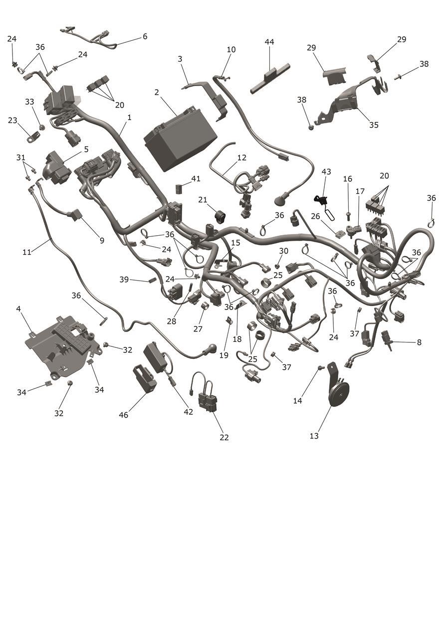 Electrical System exploded diagram