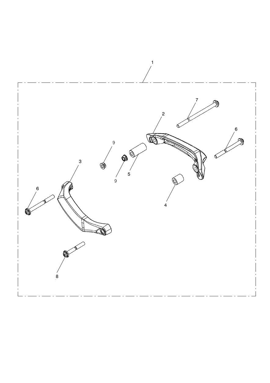 Frame Protector Kit exploded diagram