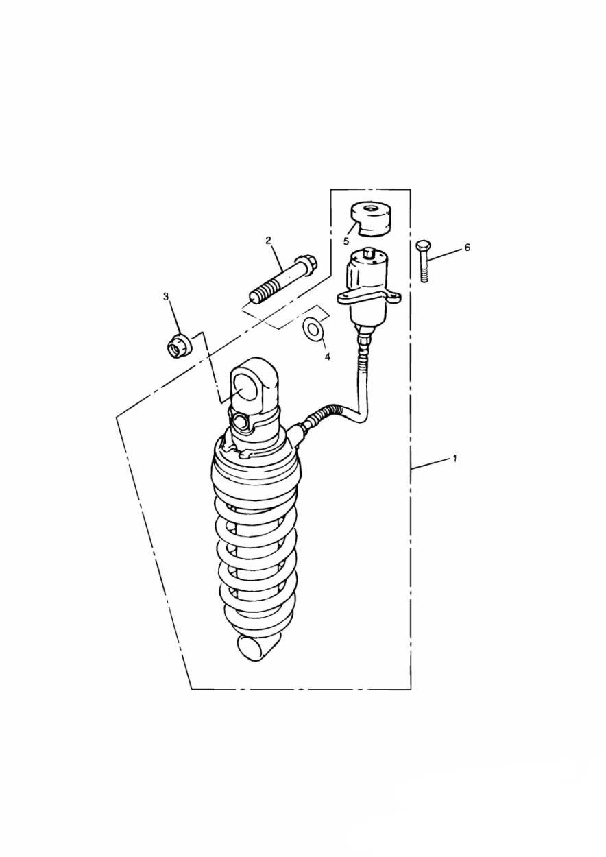 Rear Suspension Unit exploded diagram