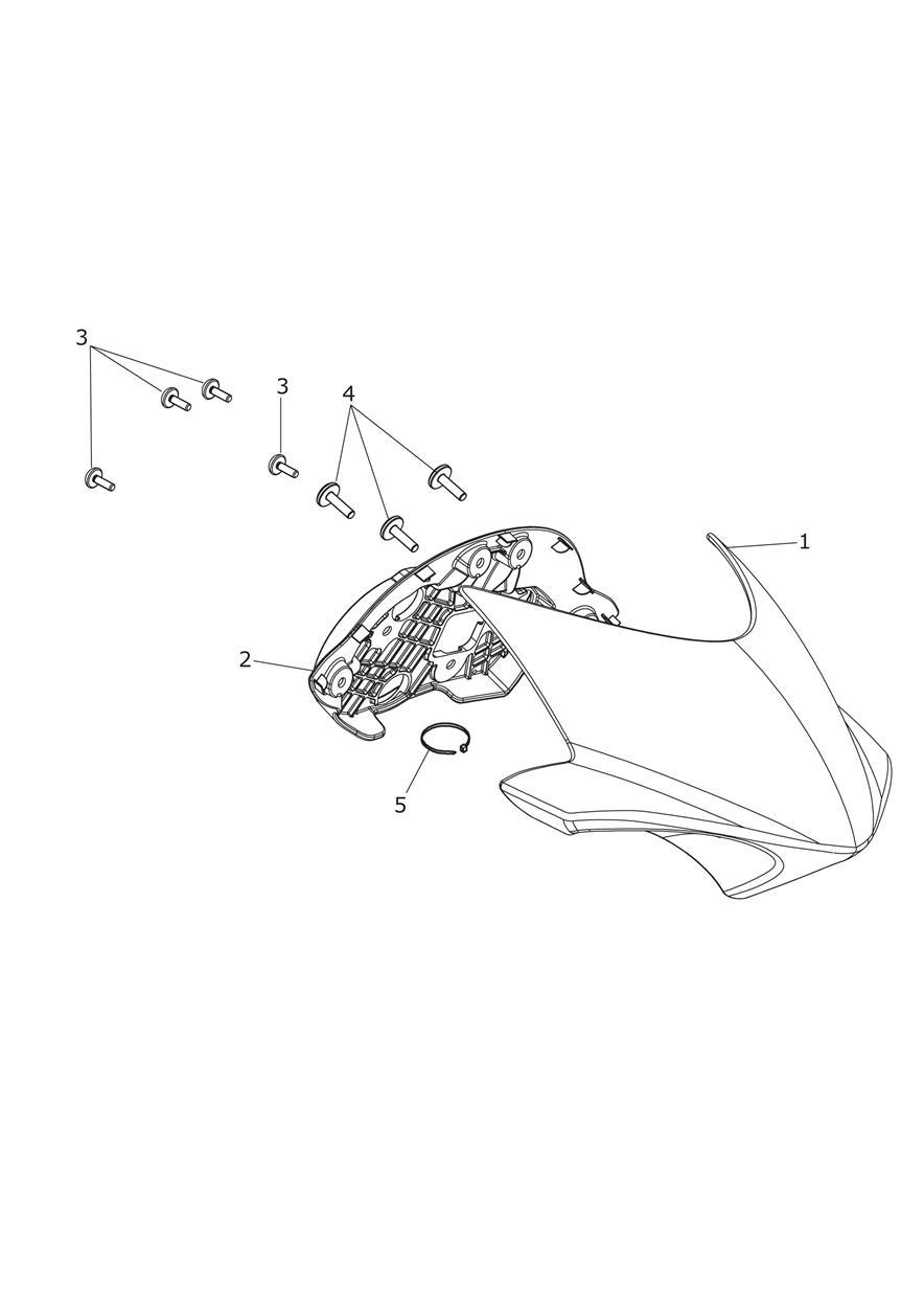 Flyscreen exploded diagram