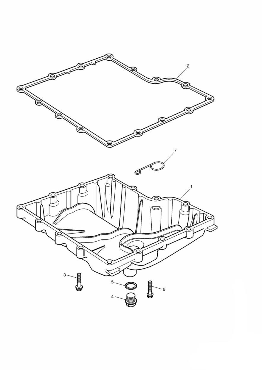 Sump exploded diagram