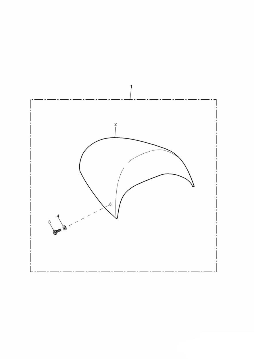 Seat Cowl exploded diagram