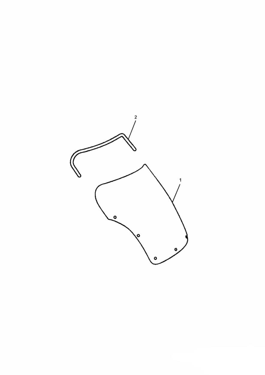 High Screen (up to VIN 71698) exploded diagram