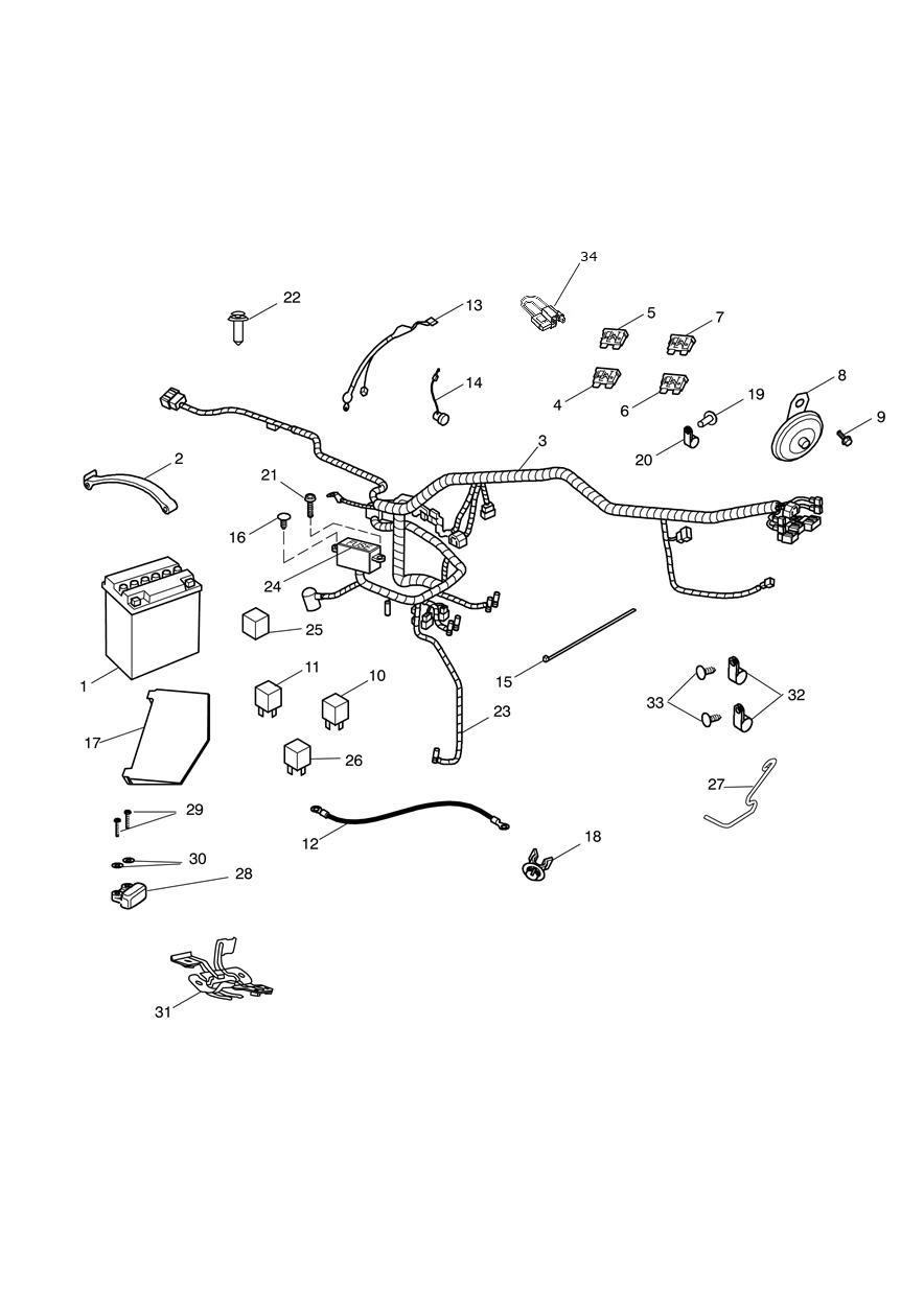 Electrical Equipment exploded diagram