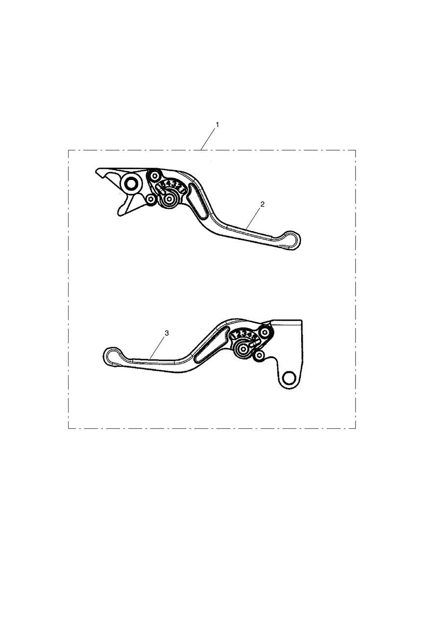 Lever Kit, Adj, Std, Short exploded diagram