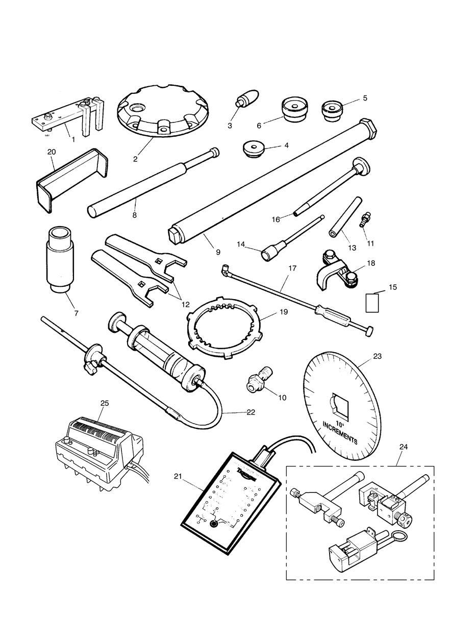 Service Tools exploded diagram