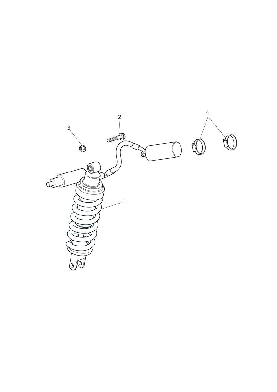 Rear Suspension Unit exploded diagram