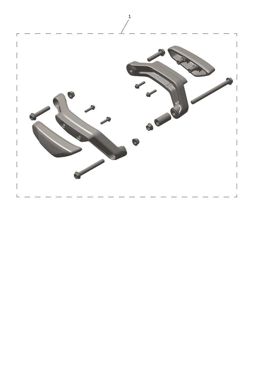 Frame Protector Kit exploded diagram