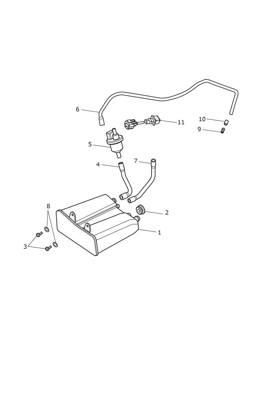 Evap System exploded diagram