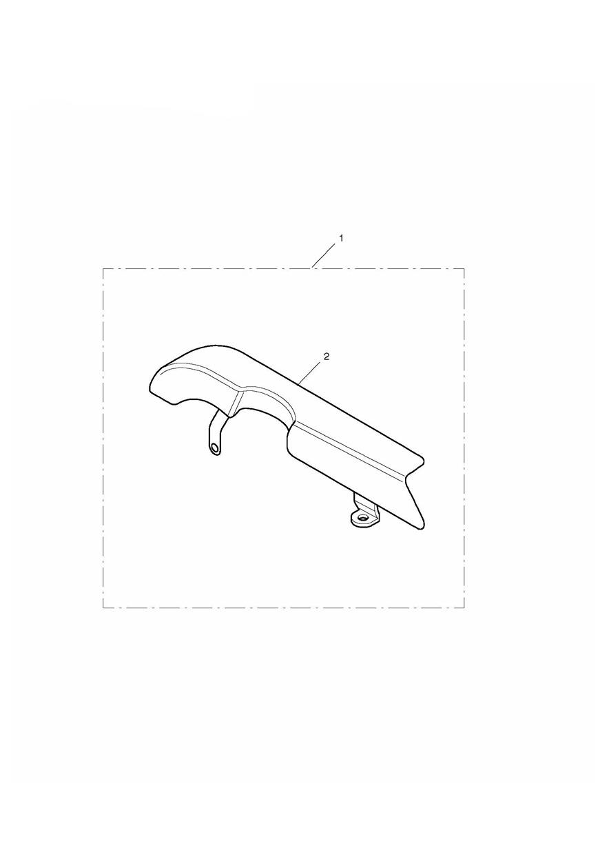 Chrome Chain Guard exploded diagram