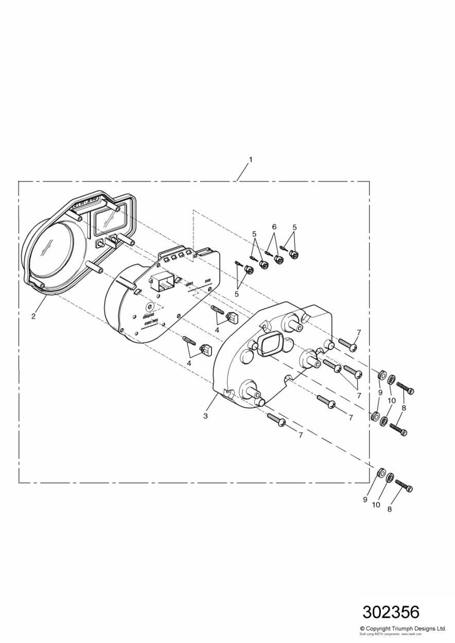 Instruments exploded diagram