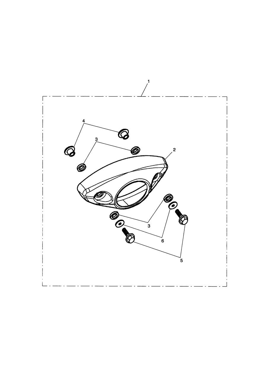 Finisher Kit, Carbon Fibre exploded diagram