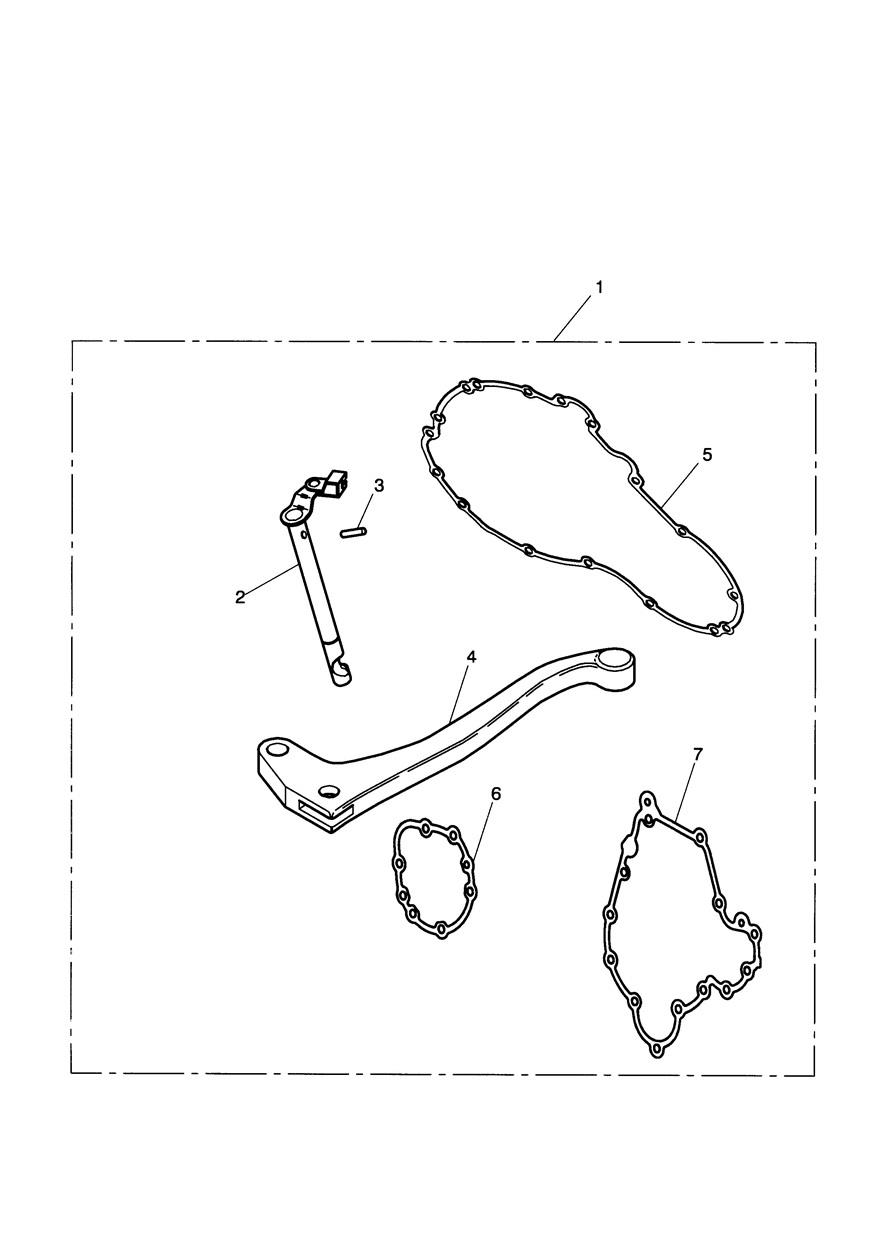 Clutch Span Reduction Kit exploded diagram