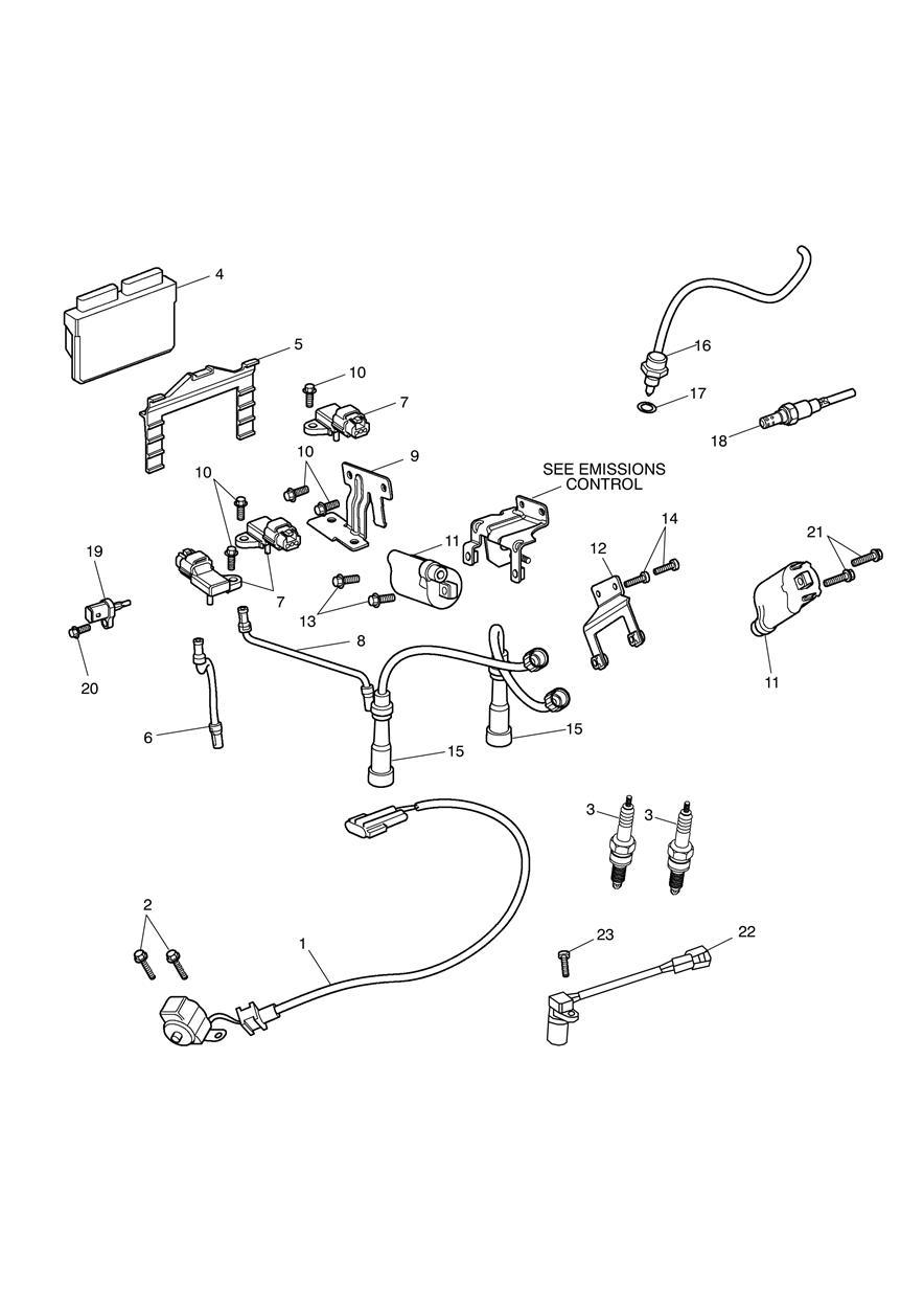 Ignition System exploded diagram