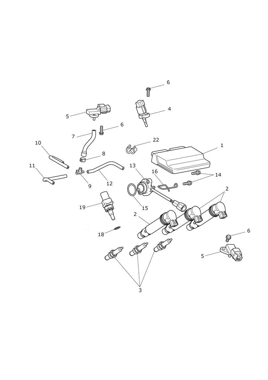 Engine Management System exploded diagram