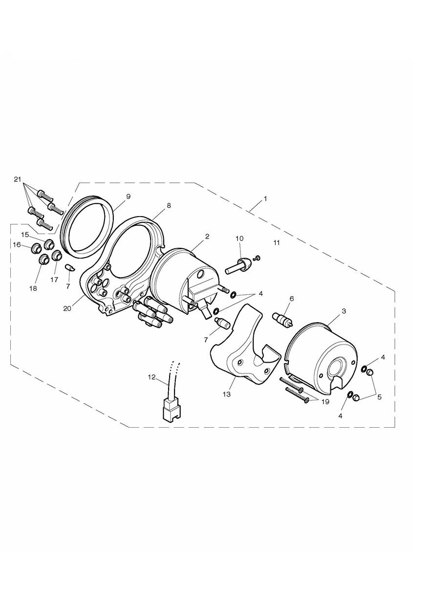 Instruments Bonneville exploded diagram
