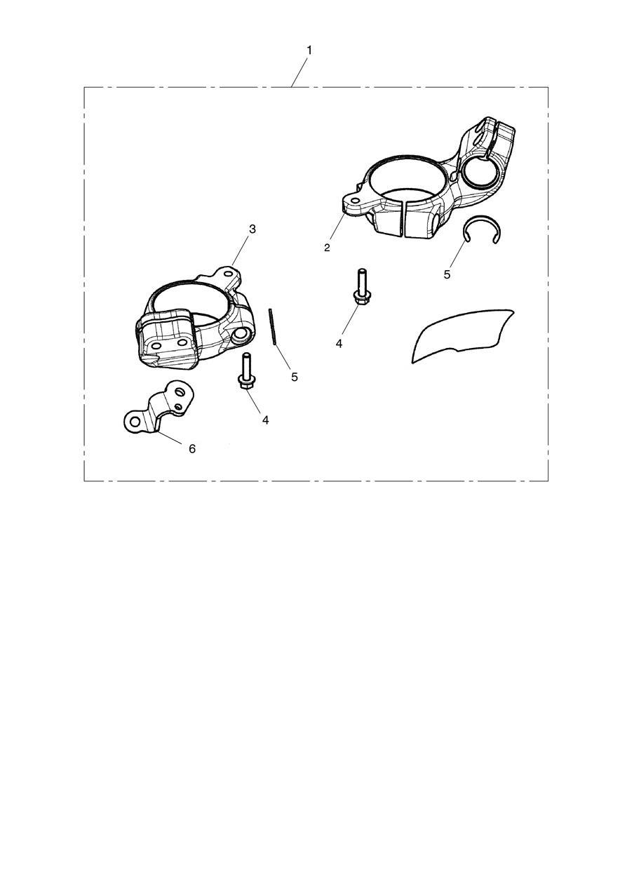 Low Handlebar Kit exploded diagram