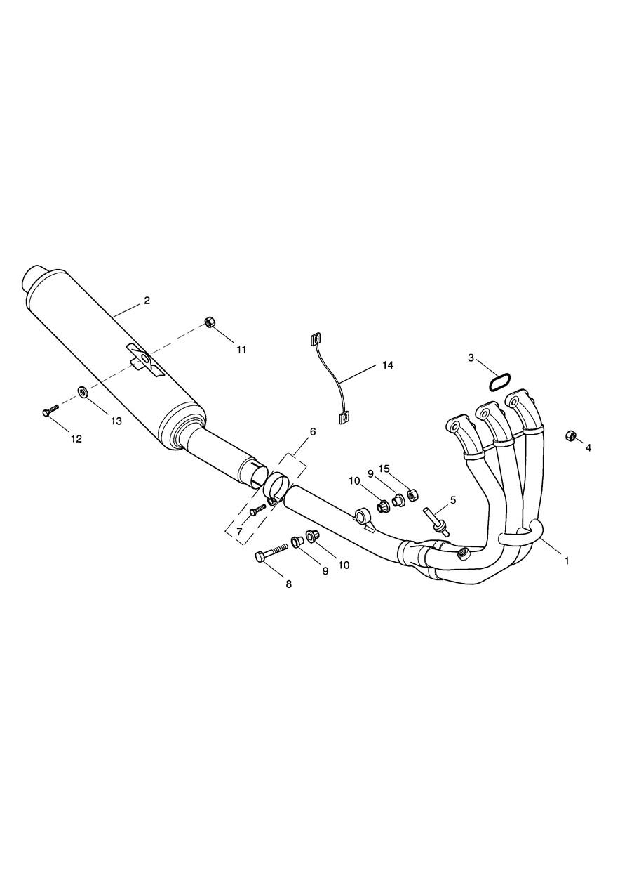 Exhaust System exploded diagram