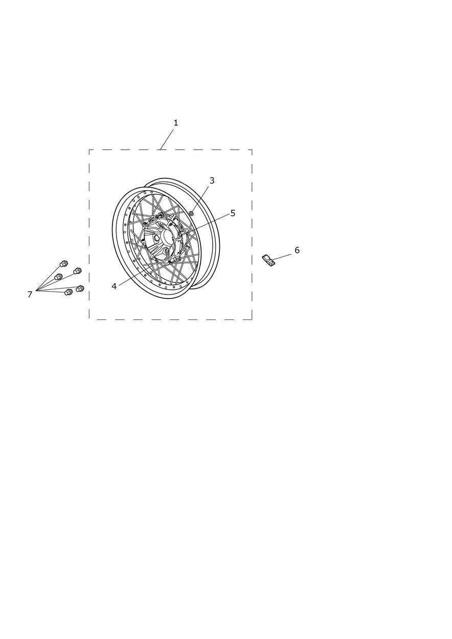Rear Wheel exploded diagram