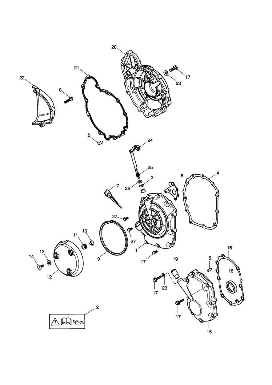 Engine Covers exploded diagram