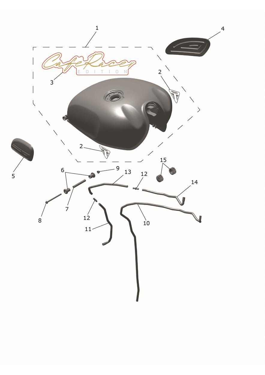 Fuel Tank exploded diagram