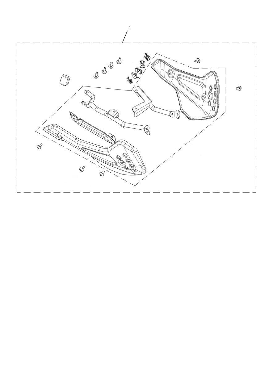 Bellypan Kit exploded diagram
