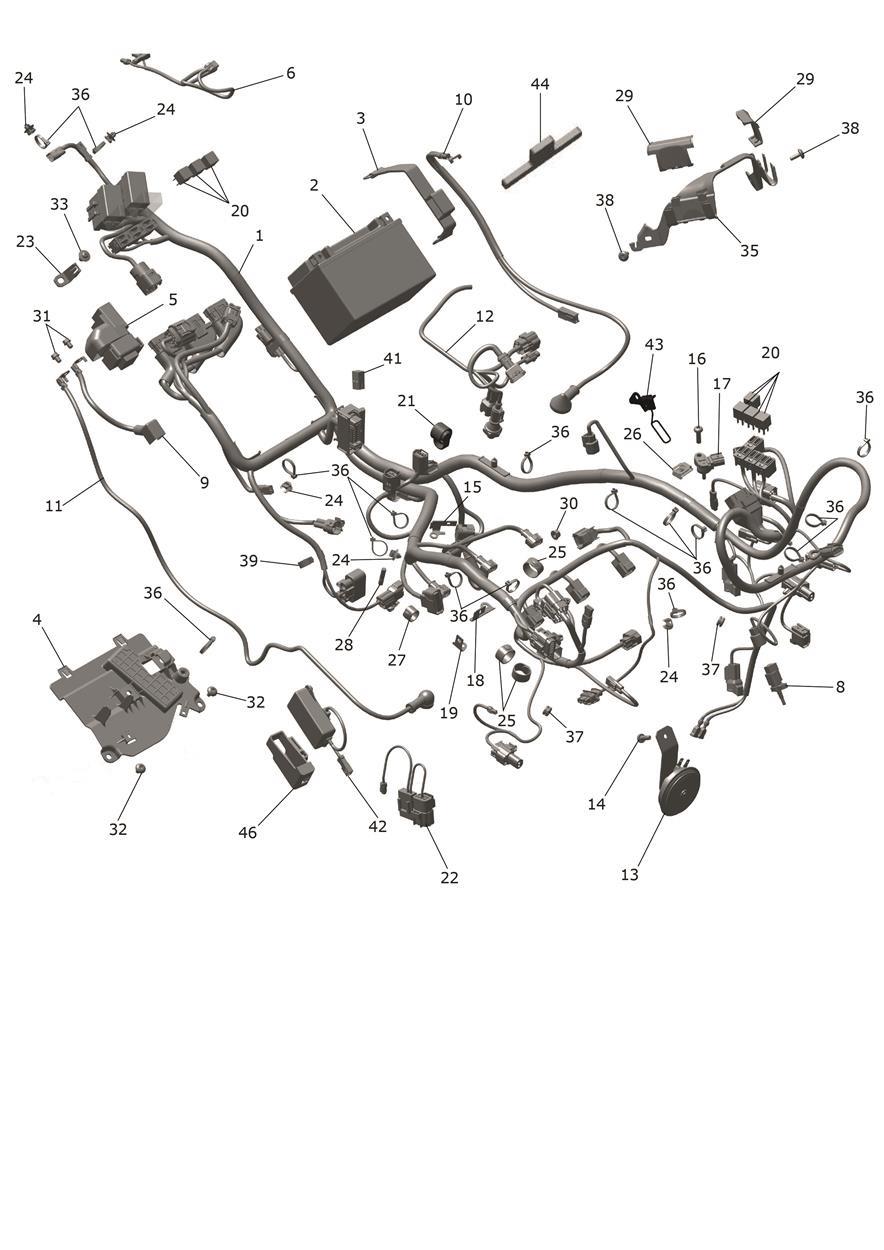 Electrical System exploded diagram