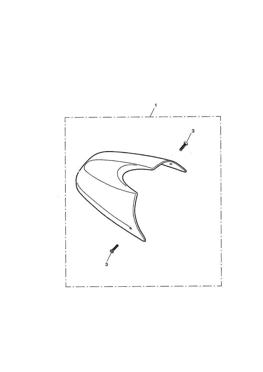 Seat Cowl Kit exploded diagram