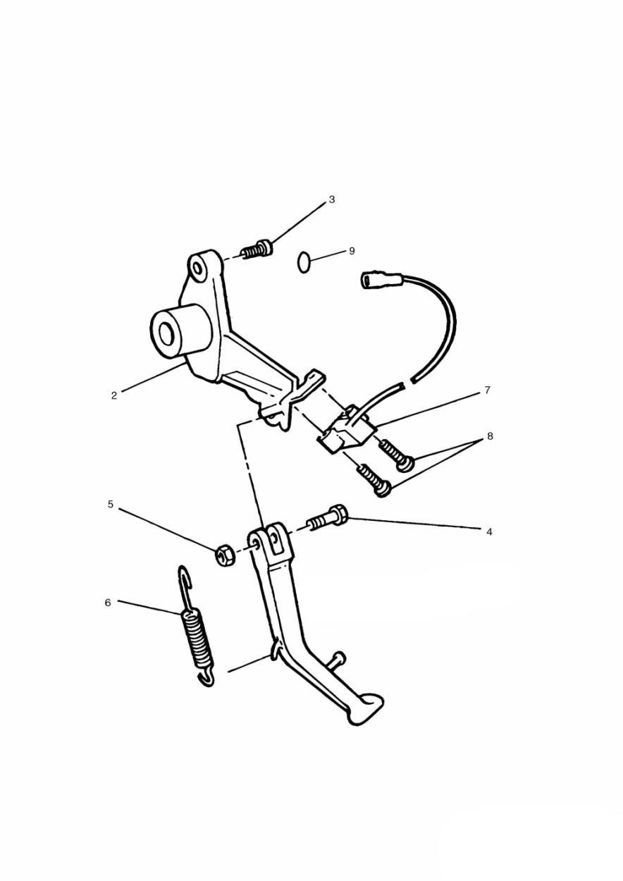 Side Stand exploded diagram