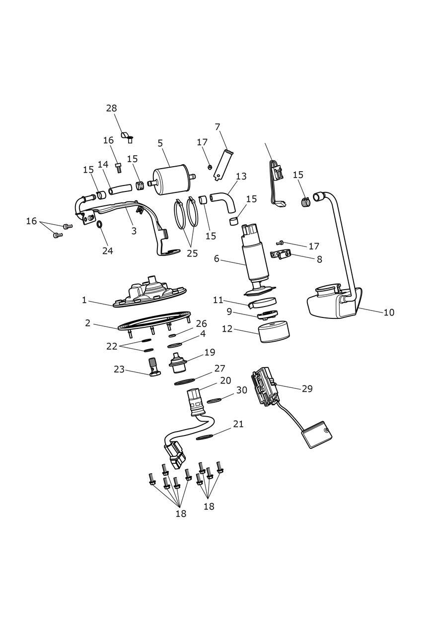 Fuel Pump exploded diagram
