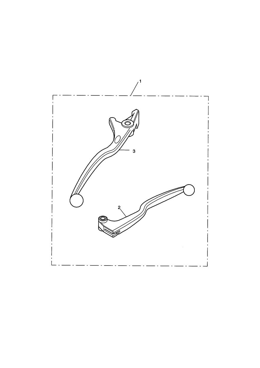 Lever Kit, Handlebar exploded diagram