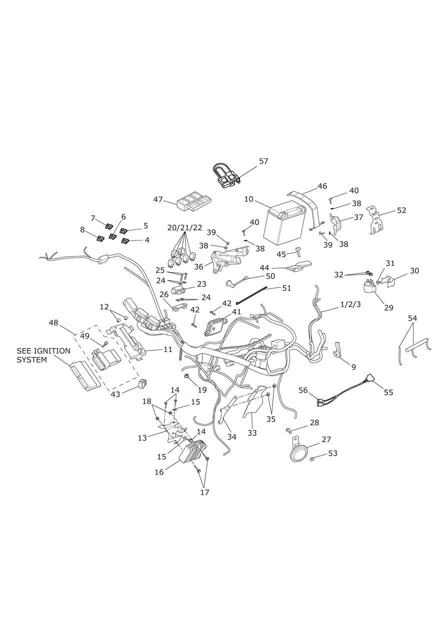 Electrical Equipment exploded diagram
