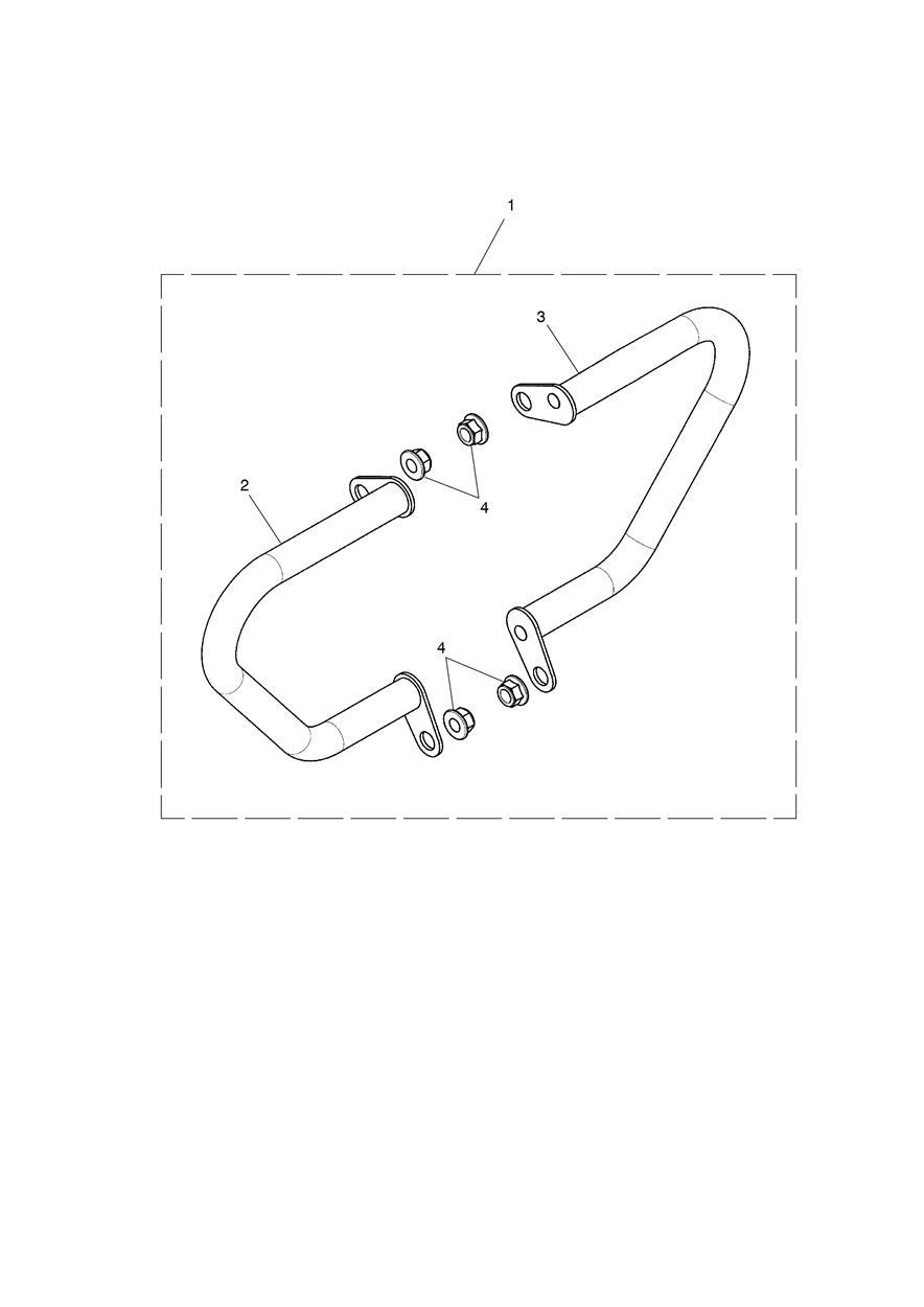 Dresser Bar Kit, Black exploded diagram